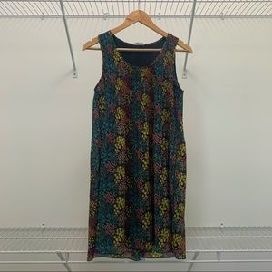 Jane and Delancey Sleeveless Pleated Floral Dress